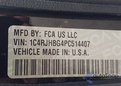 2023 Jeep Grand Cherokee Limited 4X4 z USA, uszkodzony, nr VIN 1C4RJHBG4PC514407